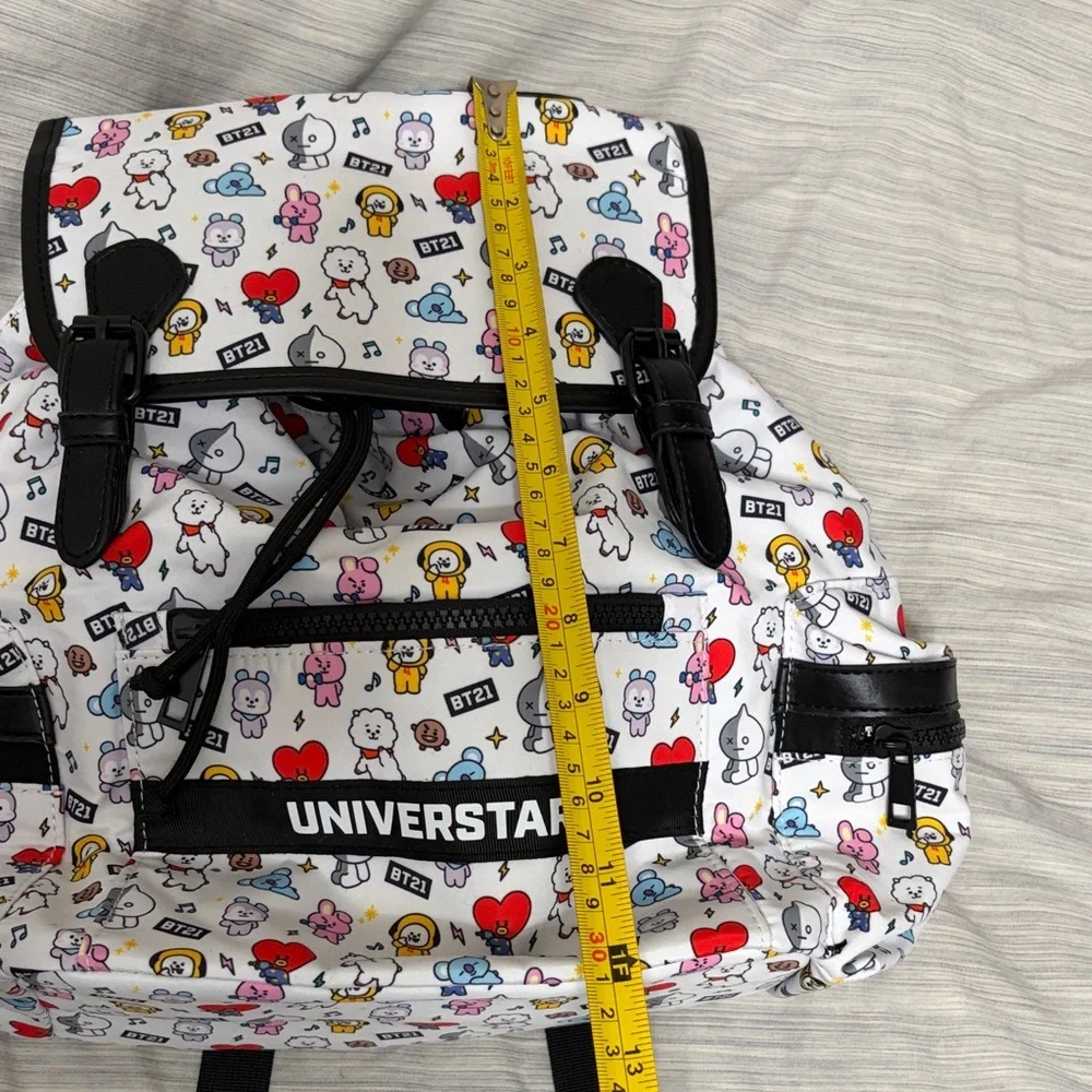NEW BT21 Character Print Backpack - Picture 5 of 13